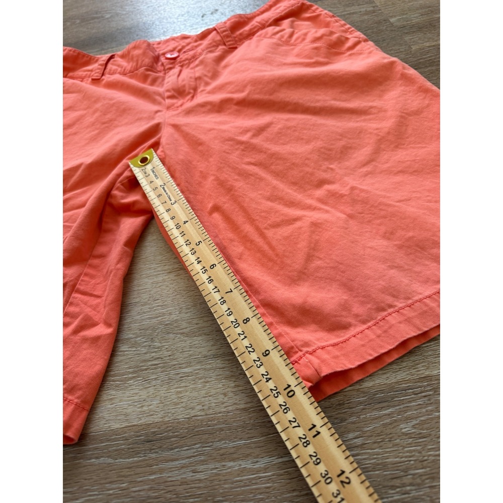 Columbia Womens Coral Orange Cotton Hiking Casual Shorts Size 8 XL4707 - Picture 7 of 9